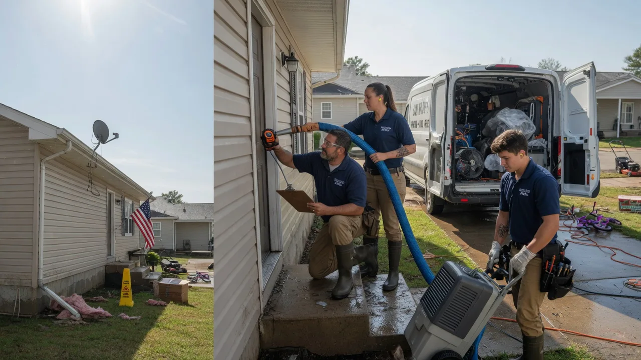 Ceiling Water Damage Restoration in Marrero, LA near me